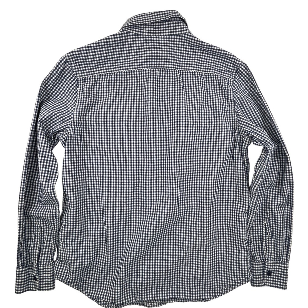 Polo Ralph Lauren Boys Workshirt Blue White Gingham Picnic Plaid Size XL 14/16 - Picture 3 of 7